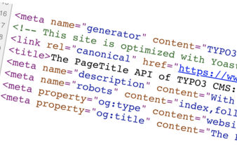 The PageTitle API of TYPO3 CMS: how to use it?